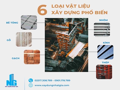 6 loại vật liệu xây dựng phổ biến tại các công trình hiện nay